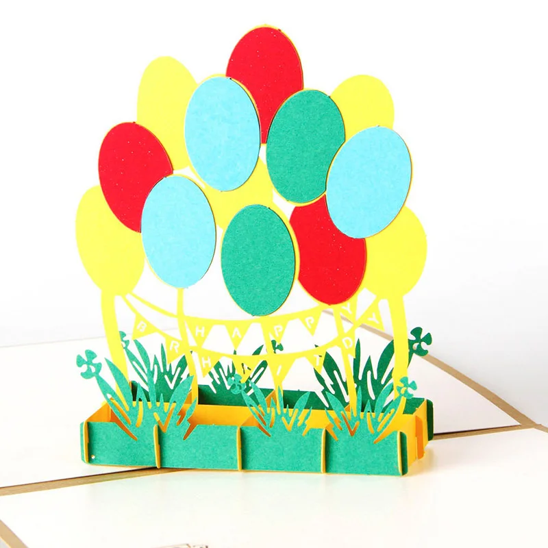  Handmade Birthday Greeting Card 3D Birthday Wedding Party Invitation Cards TB Sale - 4.0001E+12