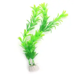 Аквариум Моделирование пластиковая трава зеленое растение орнамент украшение аквариума