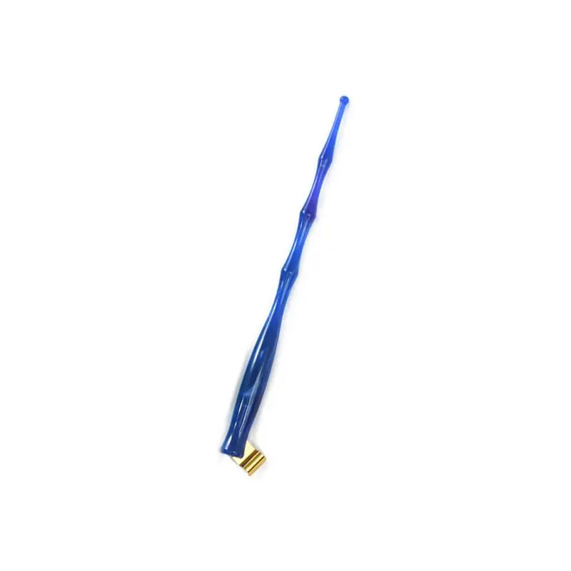 Royal Blue Звездное небо английский косой каллиграфии Scrip Dip Ручка перо держатель смолы фонтан - Color: Royal Blue