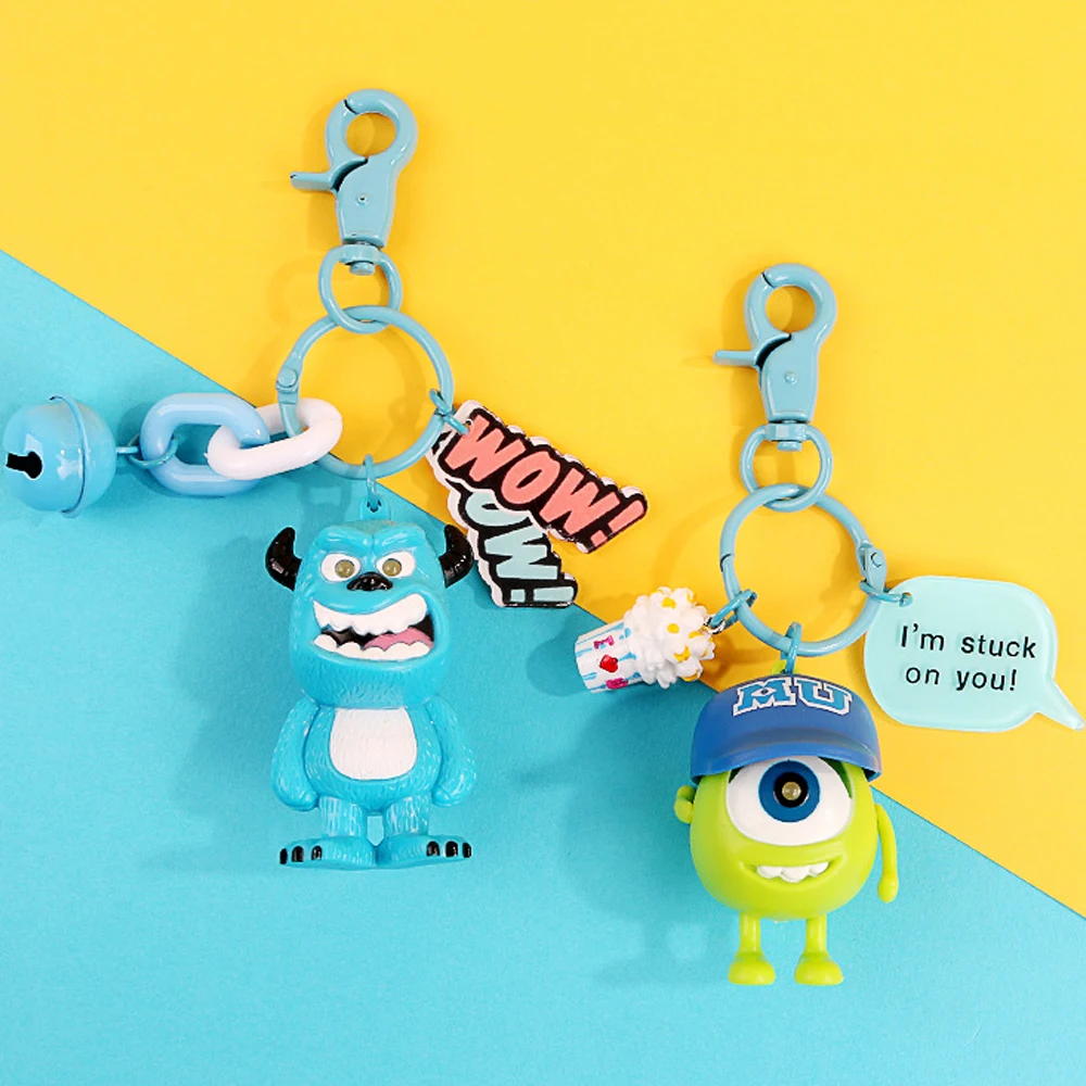 

HWASY1804 Monster's key ring, big-eye cartoon creative small gift personal online red key-chain pendant keychains wholesale