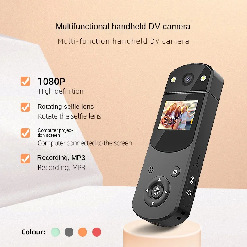 Handheld camera 1080P Action DV Camera Sport Digital Live broadcast Vedio Audio Record MP3 Playbacl 1.5 inch IPS screen | Электроника