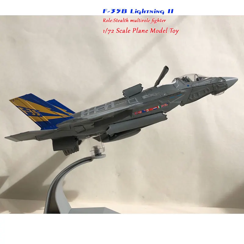 

Amer1/72 America Navy Marine Corps F-35B Lightning Fighter Plane Alloy Airplane Military Model Collection