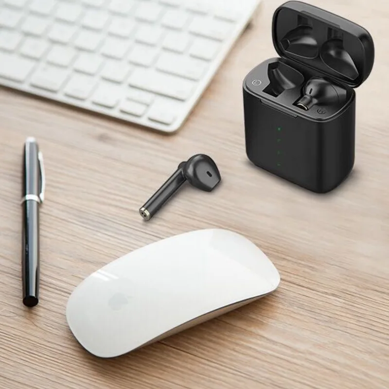 HD-S16 TWS беспроводные Bluetooth наушники 5,0 наушники с сенсорным управлением Hifi Качество звука прозрачные прочные наушники с зарядным устройством