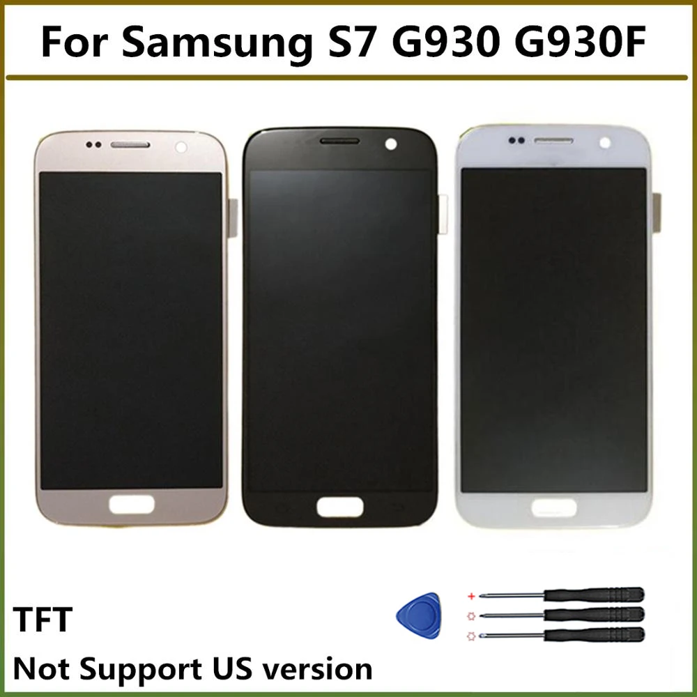 

LCD For SAMSUNG Galaxy S7 G930 G930F LCD Display Touch Screen Digitizer For SAMSUNG S7 G930F SM-G930F LCD Assembly TFT