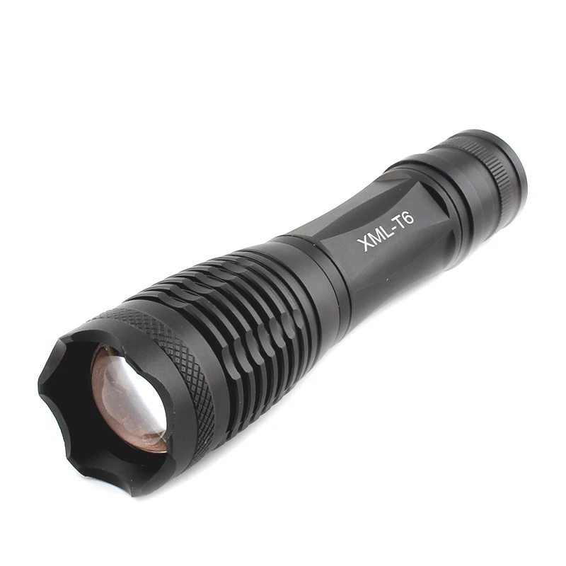 

lighting flashlight LED T6 bulb lantern flash lights torch 18650 battery 1200LM 10W high powerful flashlight waterproof camping