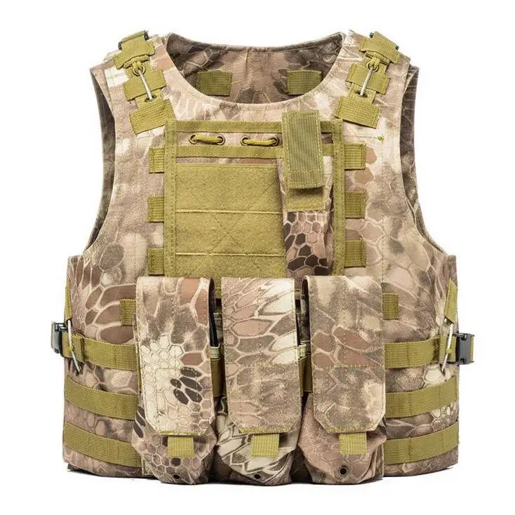 S Snake Страйкбол военная экипировка тактический жилет Molle боевая штурмовая пластина перевозчик тактический жилет 7 цветов CS верхняя одежда охотничий жилет - Цвет: S Snake