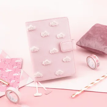 

Pink Cloud Fitted Journal Cover For Standard A6 Fitted Paper Book