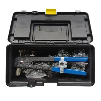 

Rivet Gun Heavy Duty Threaded Insert Hand Riveting Rivet Nuts Rivnut Nutsert Kit for Cars Trailer Furniture Maintenance
