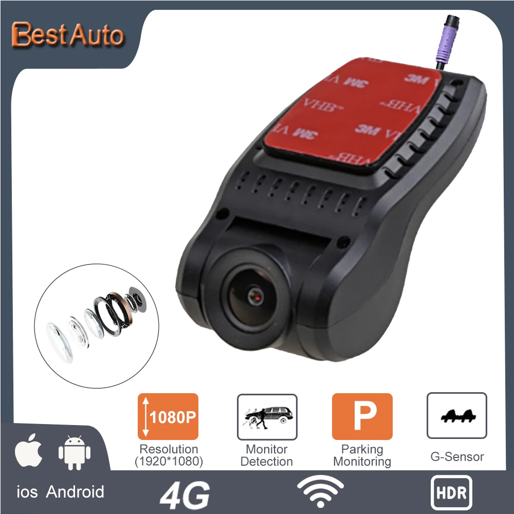 Автомобильный цифровой видеорегистратор с Wi-Fi для Honda/Mitsubishi/Opel/Volkswagen/Mazda/Hyundai/Kia App C