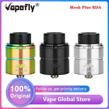 

100% Original Vapefly Mesh Plus RDA Tank with Postless Dual Clamp Deck & BF Squonk Pin Electronic Cigarette Vapefly Vape Tank