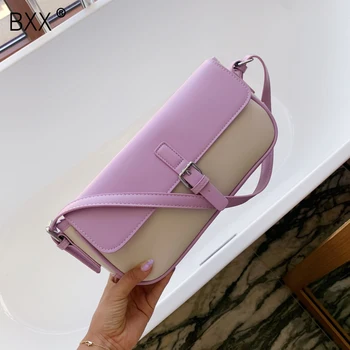 

[BXX] Simple Bags For Women 2020 Summer Fashion Shoulder Crossbody Bag Handbags and Purse Female Travel Hand Bag HM699