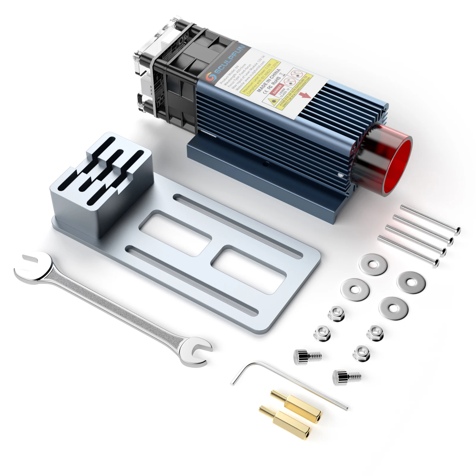 Sculpfun S9/S6 Laser Engraver Module 90W CO2 Laser Head for Engraving Machine Cutter Wood Acrylic Cutting Metal Engraving