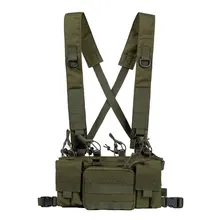  OneTigris Outdoor CS Vest Chest Set With X Harness Military Equipment 500D Nylon Cloth JPC Tactical Molle Hunting Vest 