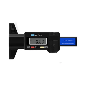 

1pc Digital Car Tyre Tire Tread Depth Gauge Meter Measurer Caliper Thickness Gauges Tread Brake Pad Shoe Tire Monitoring System