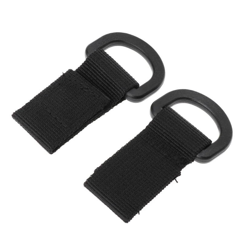 

2pcs Nylon Webbing Hanging Buckle Tactical Backpack Molle Quickdraw Carabiner