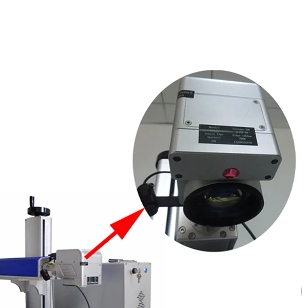 

Camera positioning system for fiber laser marking machine