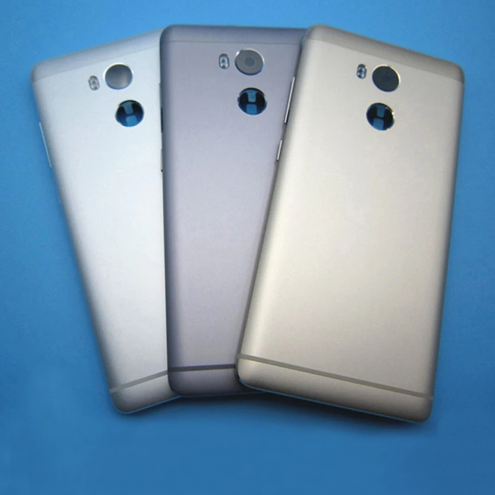 

Fingerprint Sensor Back Housing Battery Cover For Xiaomi Mi Redmi 4 Back Cover with Side Button Camera Glass For Mi Redmi 4 Pro