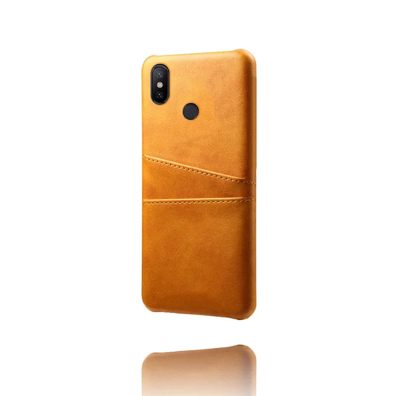 BONVAN Роскошный кожаный чехол для Xiaomi Mi A1 A2 A3 Жесткий Чехол для Xiaomi Mi Mix 2s 3 Max 3 Ретро Держатель для карт Couqe Capa