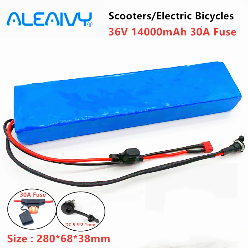 Batteria Ebike 36V 14Ah Batteria E-Bike Batteria 18650 Li-Ion 500W Alta Potenza E Capacità 36V Fiido D2 D4S Scooter Moto