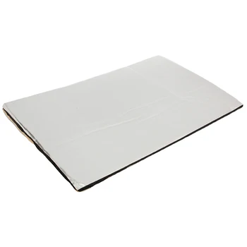 

12pcs 5mm Car Firewall Sound Deadener Heat Insulation Deadening Mat Pads Door Hood Fiberglass Rubber Sponge Tri-Layer 50x30cm