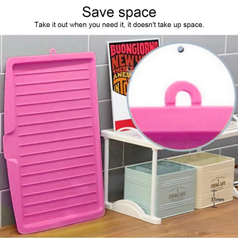 Drain Rack Kitchen Plastic Dish Drainer Tray Large Sink Drying Rack Worktop Organizer drying rack for dishes Dropshipping Newest