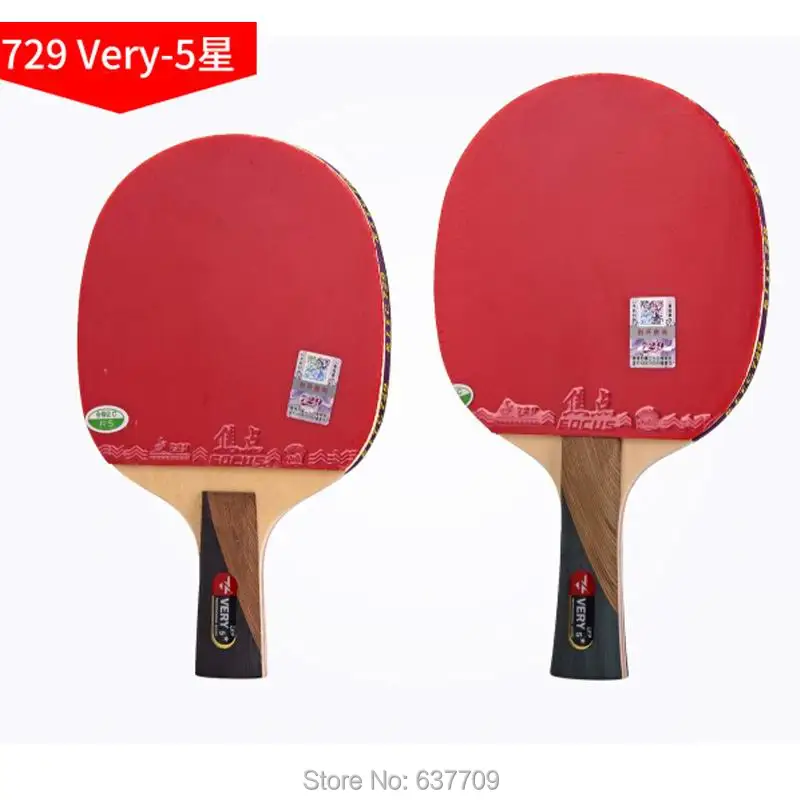 Original 729 finished racket Very-5 loop with fast attack table tennis ping pong racquet pimples in for both side | Спорт и