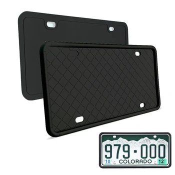 

Silicone Plate Frame Soft Car Cover Holder car accessaries