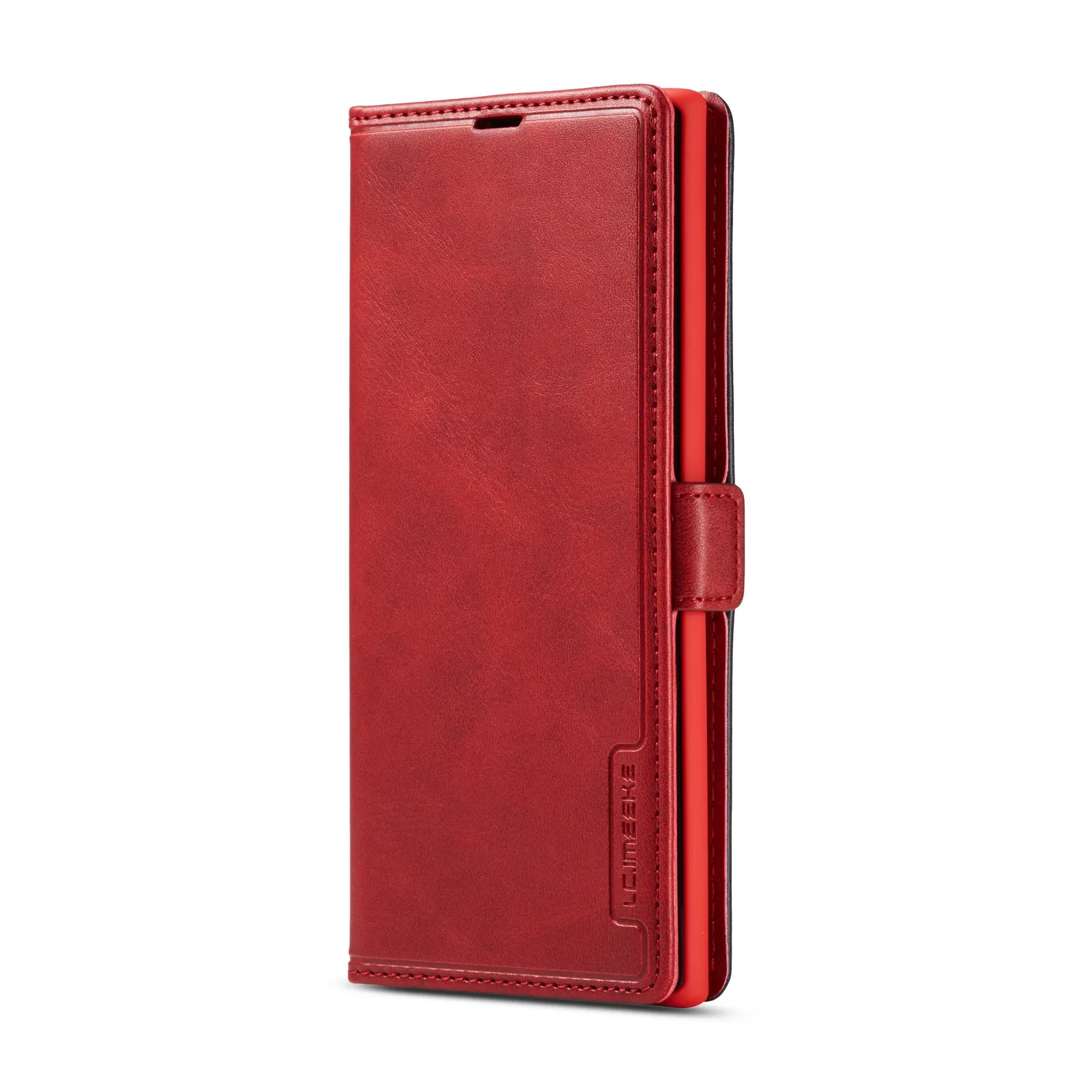 Чехол для samsung Note10 S10 Plus S10E S8 S9 Plus Роскошный Ретро Магнитный Флип кожаный чехол для samsung Note 10 9 чехол для держателя карты - Цвет: Красный