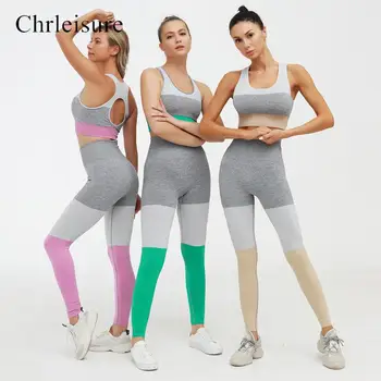 

Two Piece Set Women Fashion Workout Outfit Fitness Tops+Legging 2 Piece Set High Waist Sportwear