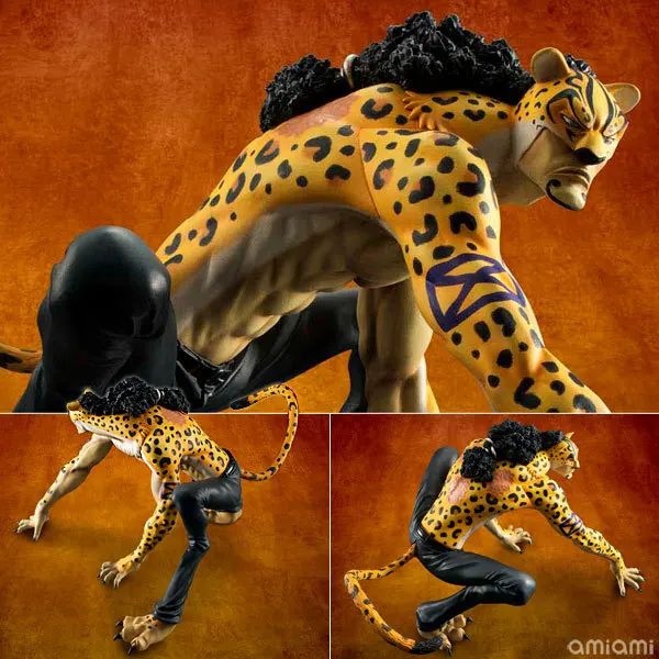 

Anime One Piece MH Social Pop Rob Lucky Cheetah Sub-Form Paper Painted Wu Body Garage Kit