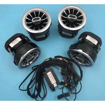 Voor Benz V-Klasse W447 Auto Front Vent Omgevingslicht Interieur Luchtuitlaat Glow 3/64 Kleuren Decoratieve Verlichting Led verlichting Lamp