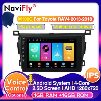

Navifly Android 10.0 For Toyota RAV4 2013-2018 9inch Car Radio Multimedia video player GPS navigation Vehicle Navigation No DVD