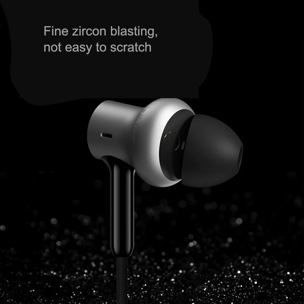 Xiao mi QTEJ02JY Pro HD наушники Xiao mi 3,5 мм проводные наушники с двойной движущейся катушкой Спортивная гарнитура с шумоподавлением наушники ж/mi c