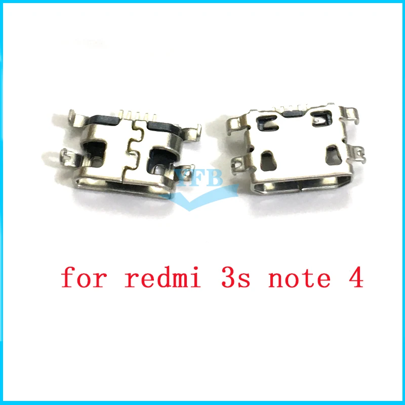 50 шт. USB разъем питания для Xiaomi Redmi 4A 4x3 S Note 4 зарядный порт Разъем Запасные части