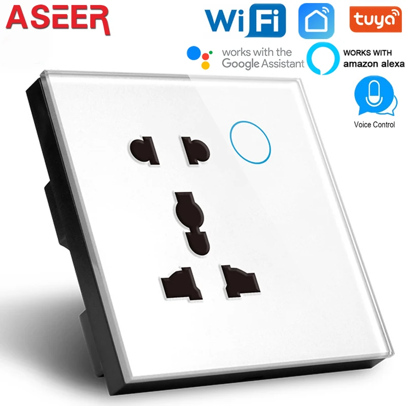 ASEER стандарт Великобритании Wi Fi розетка 5 контактов универсальная настенная 15А