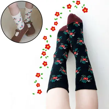 

Fashion Children's Floral Socks Cute Baby Kids Cotton Princess Floral Socks Ankle High Hosiery In Tube Girl Gifts Sock Fit 1-8Y
