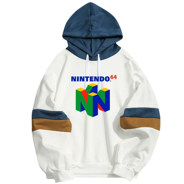 nintendo 64 hoodie white