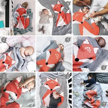 

Newborn Baby Knitted Blanket Infant Multi-Function Play Mat Kids Baby Toys Carpets For Child Photo Props Background Rug Room Dec