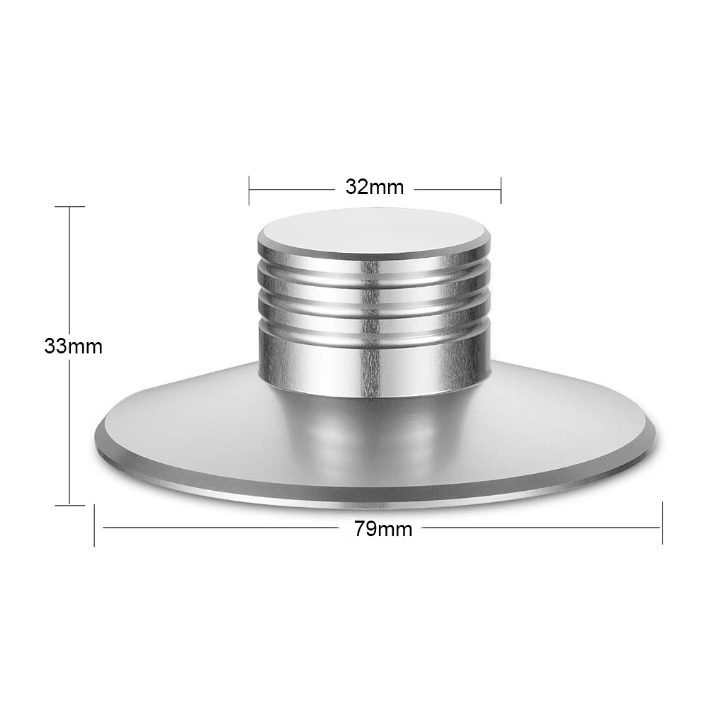 Профессиональный диск стабилизатор алюминиевый LP виниловый записьной проигрыватель, проигрыватель сбалансированный уменьшить вибрацию металлический прочный HIFI твердый рекорд