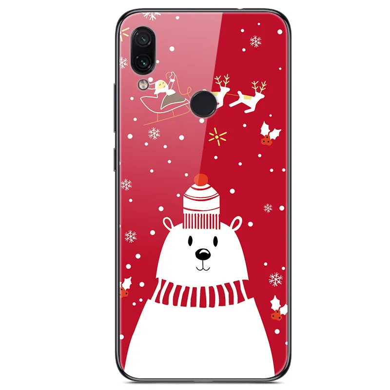 11 Рождественский чехол для телефона s для huawei Honor 20 Pro 8X Max 8A mate 20 Pro 10 P30 P20 Lite P Smart Z Plus Nova 3i чехол из закаленного стекла - Цвет: 11