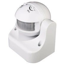 Interrupteur détecteur de mouvement infrarouge Pir, 110/240V, extérieur, sécurité 180 degrés, 50/60Hz, Ip44