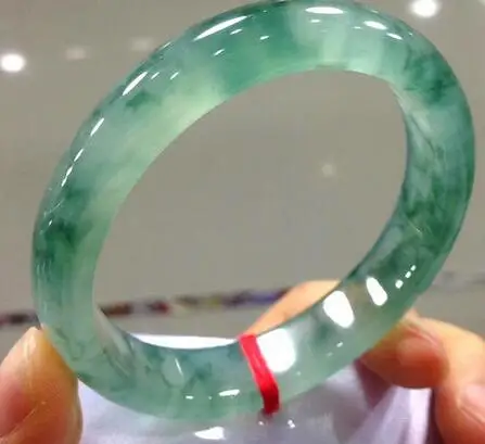 Pulsera de jade натуральный подлинный flor azul hielo flotante hogar birmano flor jade pulsera(entrega de certificado