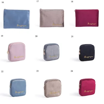 

2019 New Cosmetic Bag Fashion Multi-function Flannel Travel Storage Makeup Bag Men Women Portable Makeup Wash Bag Organizer