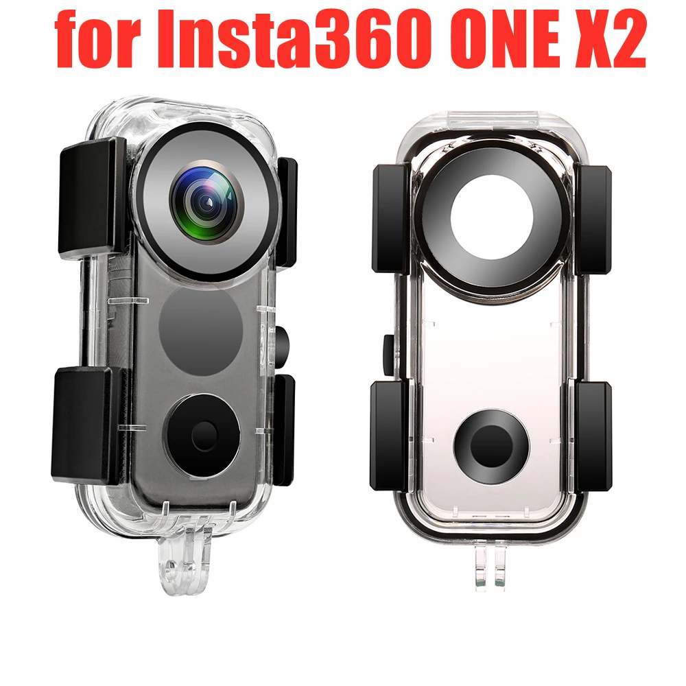 

Водонепроницаемый защитный чехол для Insta360 ONE X2, чехол для дайвинга, водонепроницаемость до 30 м, аксессуары для панорамной камеры
