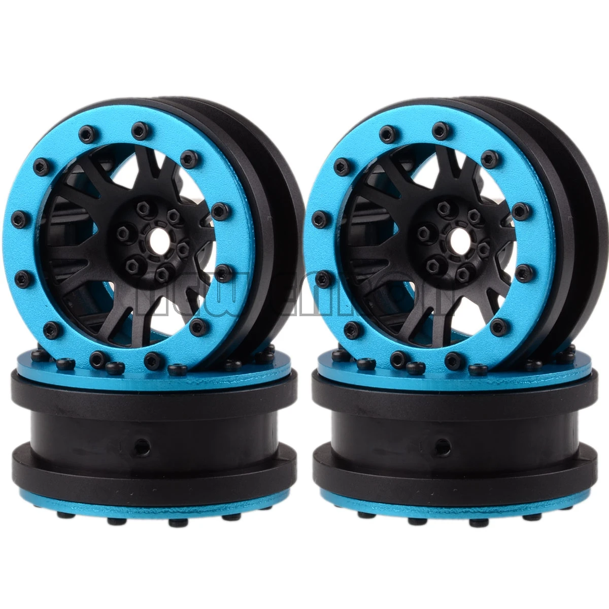 Новый нейлоновый обод колеса ENRON 1 9 &quotи алюминиевый Beadlock RC 1/10 гусеничный осевой
