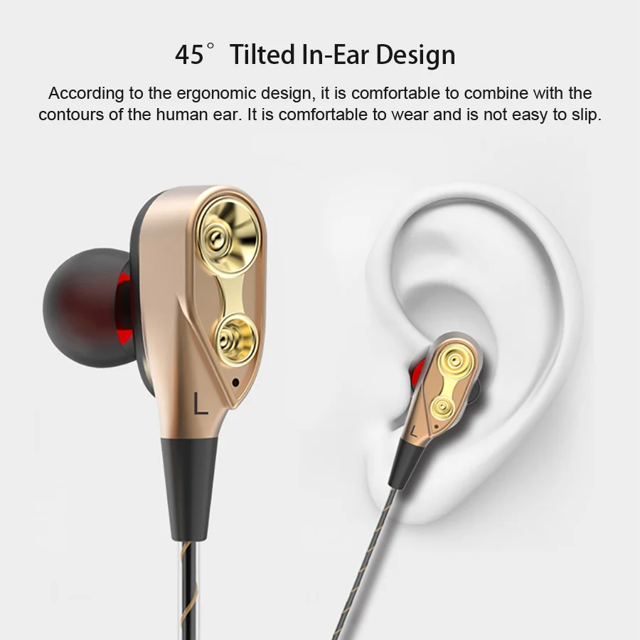 Hifi Devices Earbuds Bass Earphone For Phone Gaming In Ear Headphones Sport Headset Earphones With Microphone