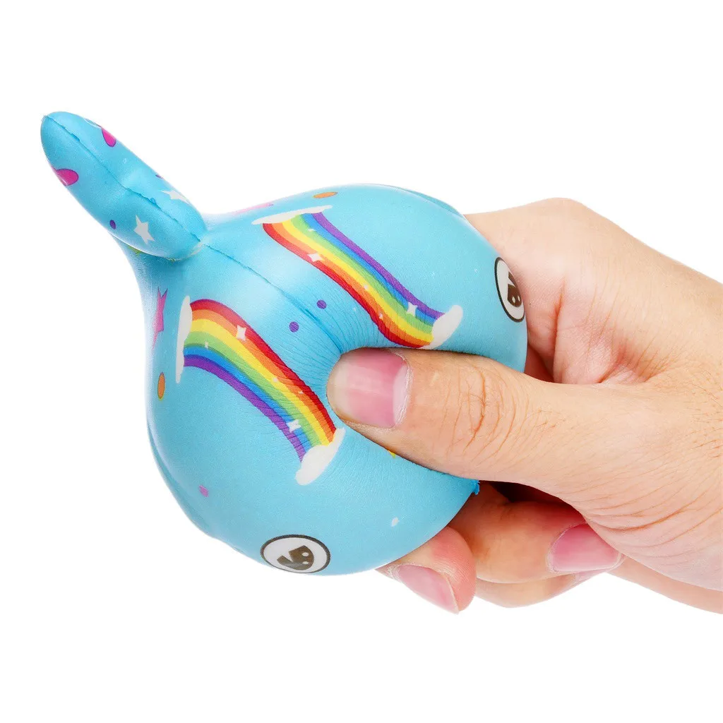 Cartoon Whale Super Slow Rising Animal Toys For Children Birthday Funny Gift Antistress Relieve Stress Cure Gift #A