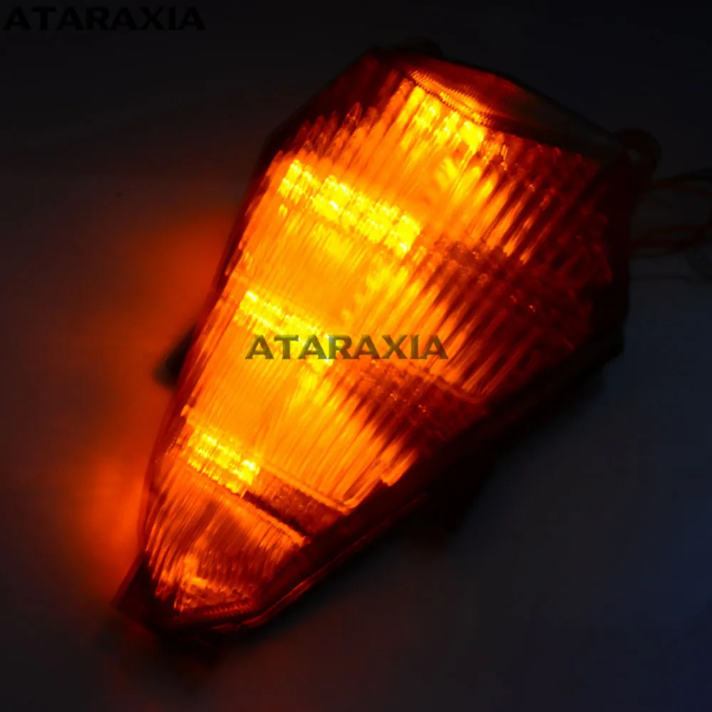 Задний фонарь встроенные Светодиодные поворотники задний для Yamaha YZF R6 2006 2013 2007 2008