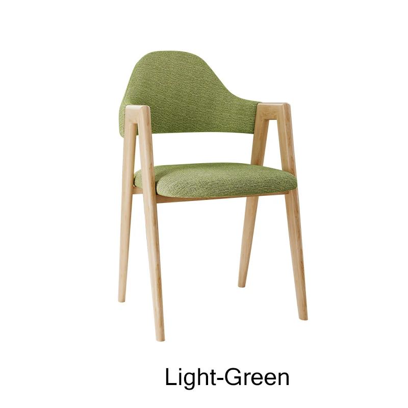 Light-Green Скандинавский Инс кованого железа мягкая сумка слово стул ресторан подходит обеденный стул современный ресторан офисное собрание компьютерный стул - Цвет: Light-Green
