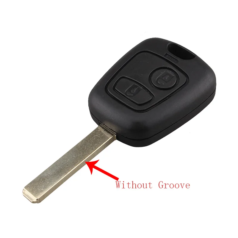 QWMEND 2 кнопки смарт Автомобильный ключ оболочка для Citroen C1 C4 Peugeot 106 107 207 307 407 206 306 406